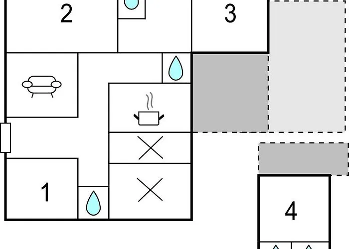 4 Bedroom In La Presqu' Semesterbostad *